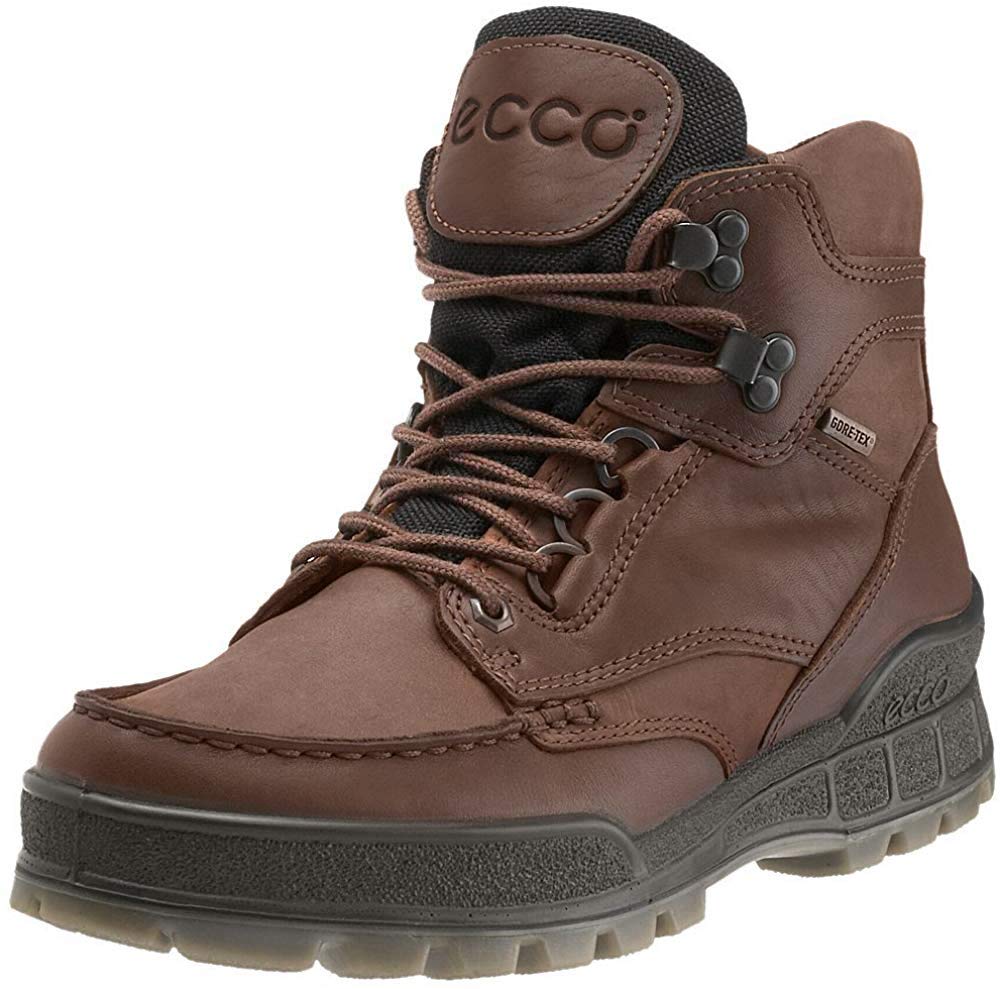 ECCO Men's Track II High Top Sneakers - Comfortable & Durable Leather Shoes for Walking, Hiking & Casual Wear