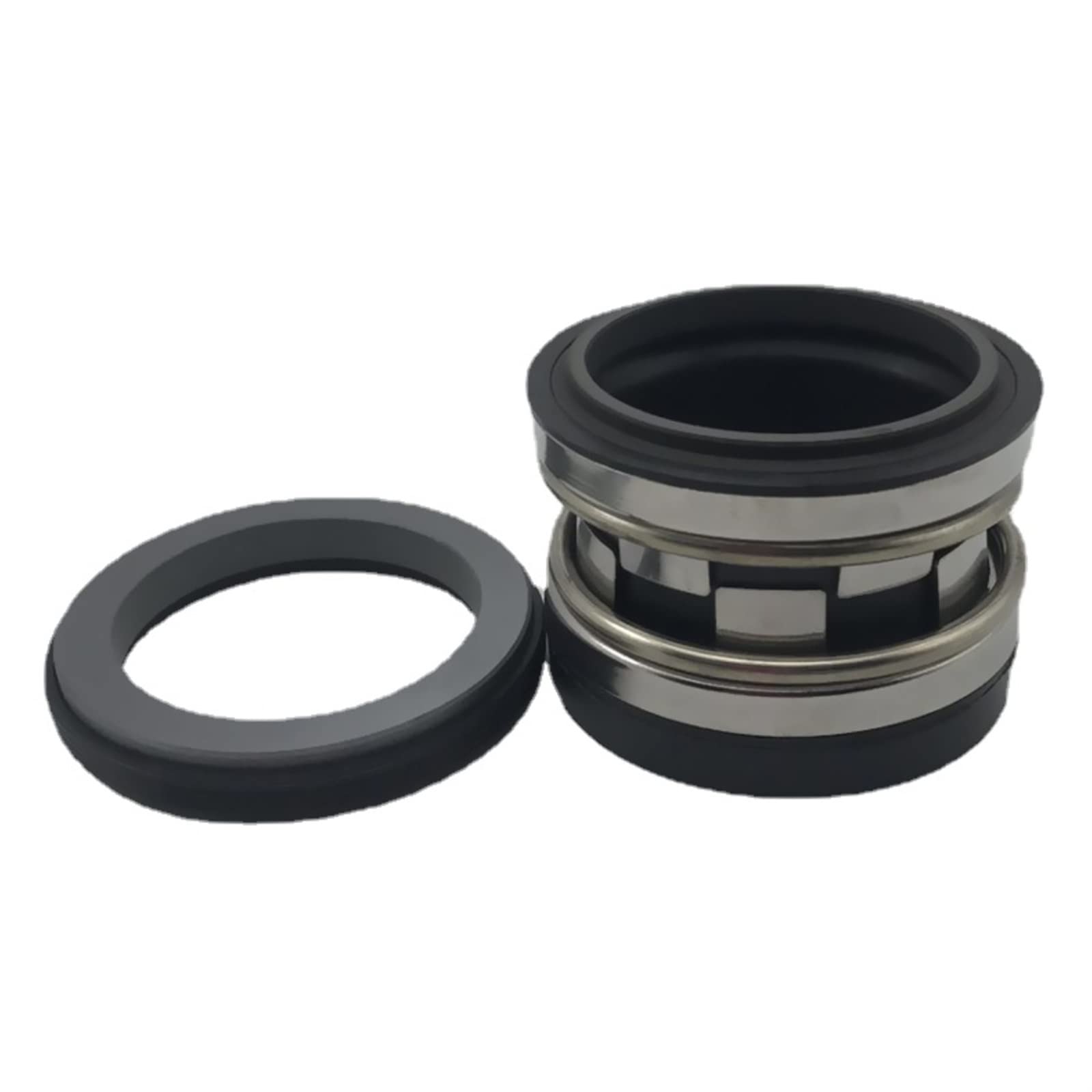 JOLAU 210 Series Mechanical Shaft Seal 10-100mm with Single Coil Spring - SiC-C-NBR Material for Water Pumps (15mm) | Durable Seal Replacement for Industrial, Agricultural & Marine Applications