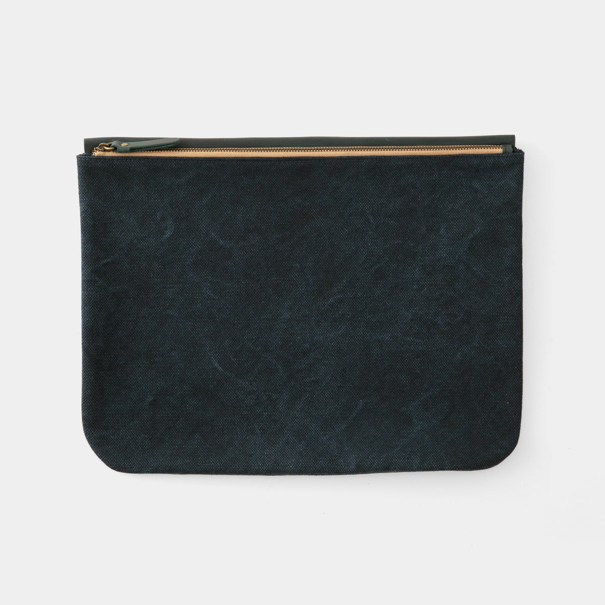 TRAVELER'S COMPANY Traveler's Factory Canvas Pouch - Large Size in Blue | Durable Storage for Travel Essentials, Stationery & Daily Carry