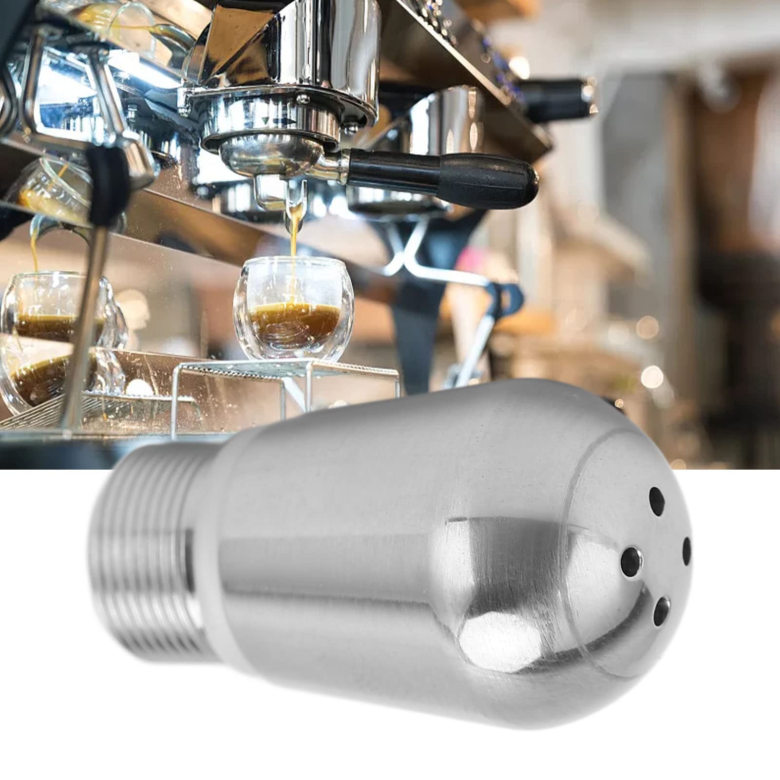 **Breville 8 Series Coffee Machine Replacement Steam Nozzle Tip – 4 Hole Stainless Steel Spout for Espresso & Latte Making – Compatible with Breville 8 Series Coffee Makers**    *(Perfect for home baristas to enhance milk frothing and espresso brewing in Breville 8 Series machines.)*
