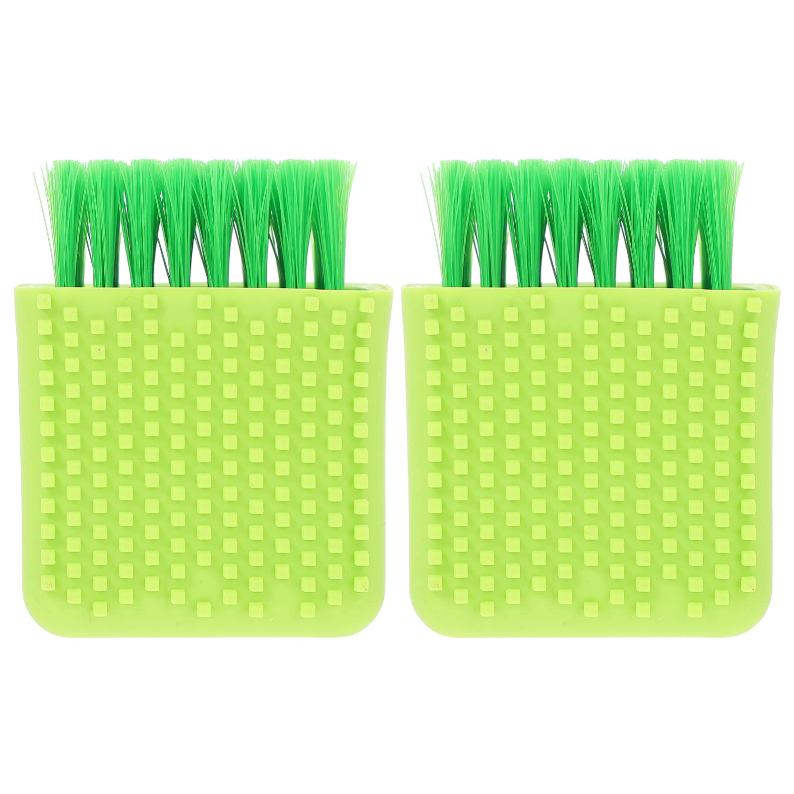 Healeved 2-Pack Silicone Laundry Brush - Gentle Clothes Washing Brush with Soft Bristles for Delicate Fabrics - Perfect for Removing Stains with Shout Gel - Household Cleaning Scrub Brush for Sinks, Bathtubs & More