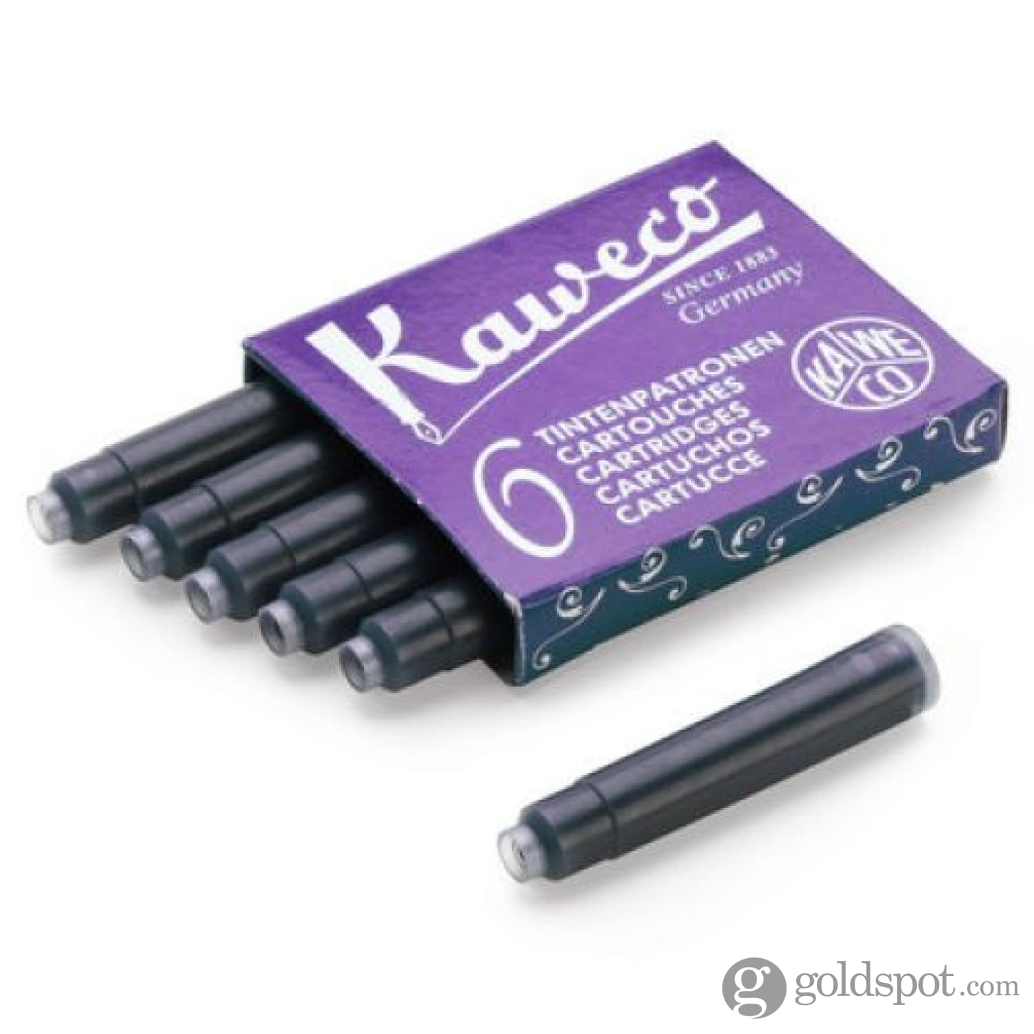 Kaweco Summer Purple Fountain Pen Ink Bottle & Cartridges - Premium Writing Ink for Calligraphy, Journaling, and Everyday Use