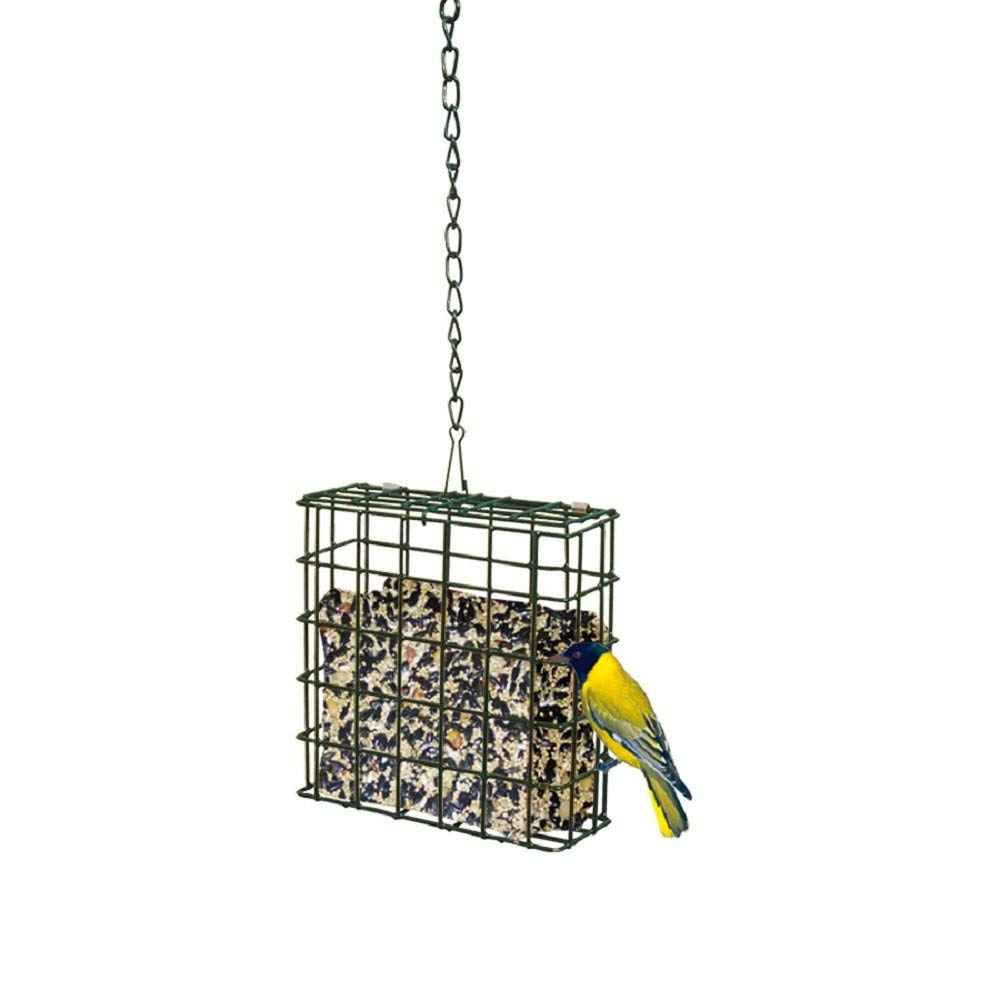 Easy Fill Suet Cake Baskets 2-Pack - Bird Feeding for Gardens