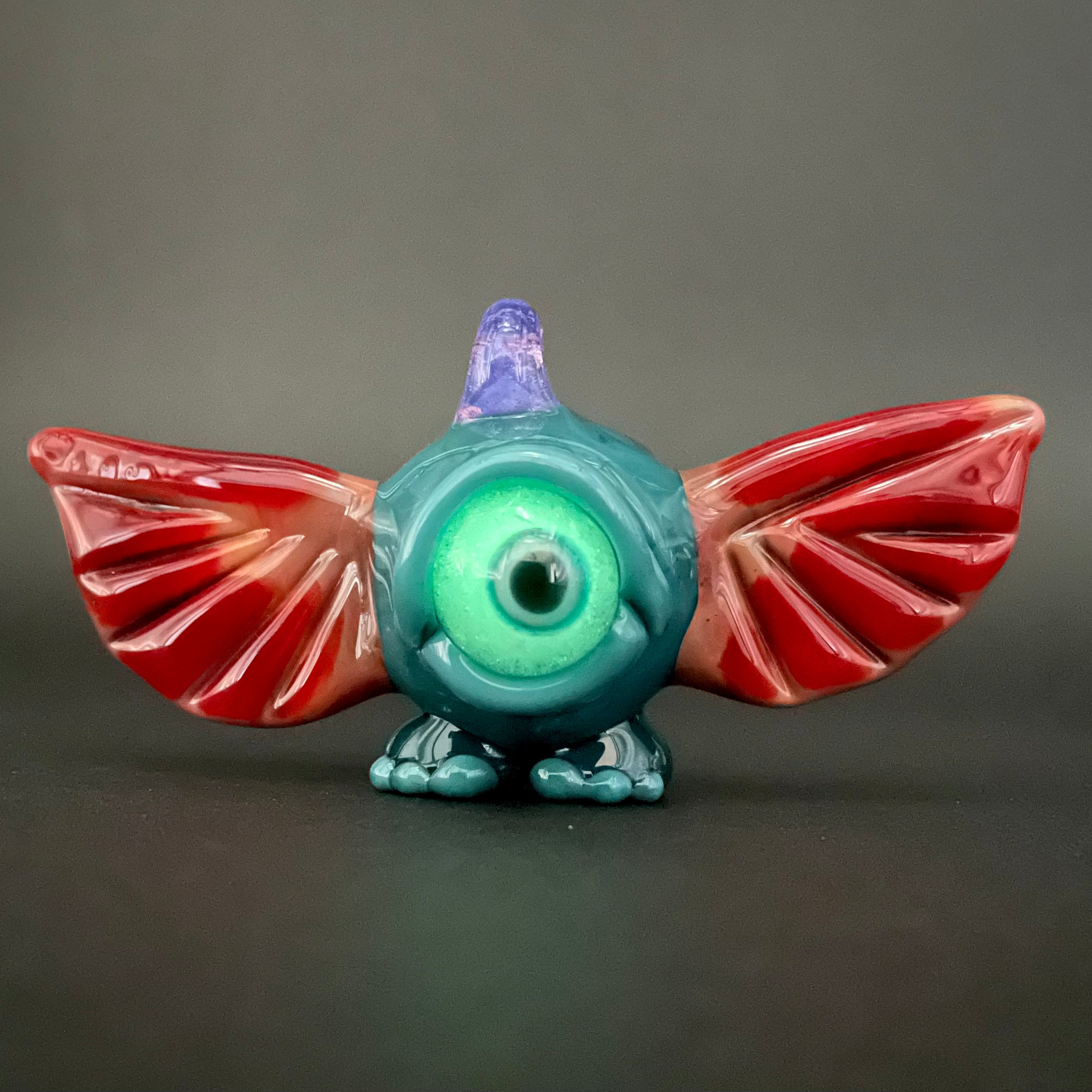 Flying Cyclops Pendant Necklace - Unique Gothic Jewelry for Men & Women - Perfect for Cosplay, Halloween, and Alternative Fashion