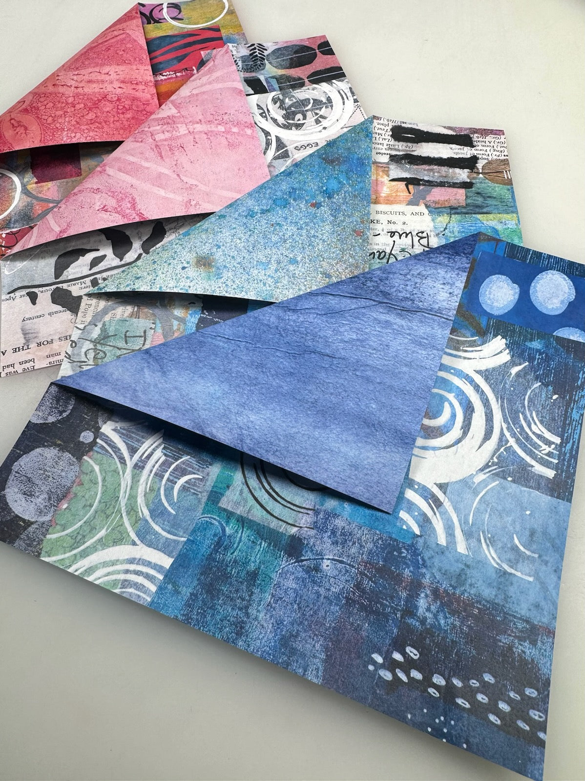 Double Sided Origami Paper - 50 Sheets Mixed Media Collage Kit for Scrapbooking, Card Making & DIY Crafts (4561) - Perfect for Art Projects, School Activities & Gift Wrapping