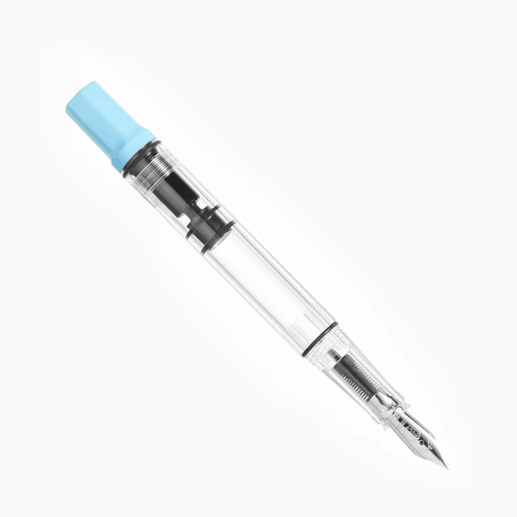 TWSBI Eco Fountain Pen - Sky Blue Ink, Medium Nib, Smooth Writing for Journaling, Note Taking & Calligraphy | Perfect Gift for Writers & Students