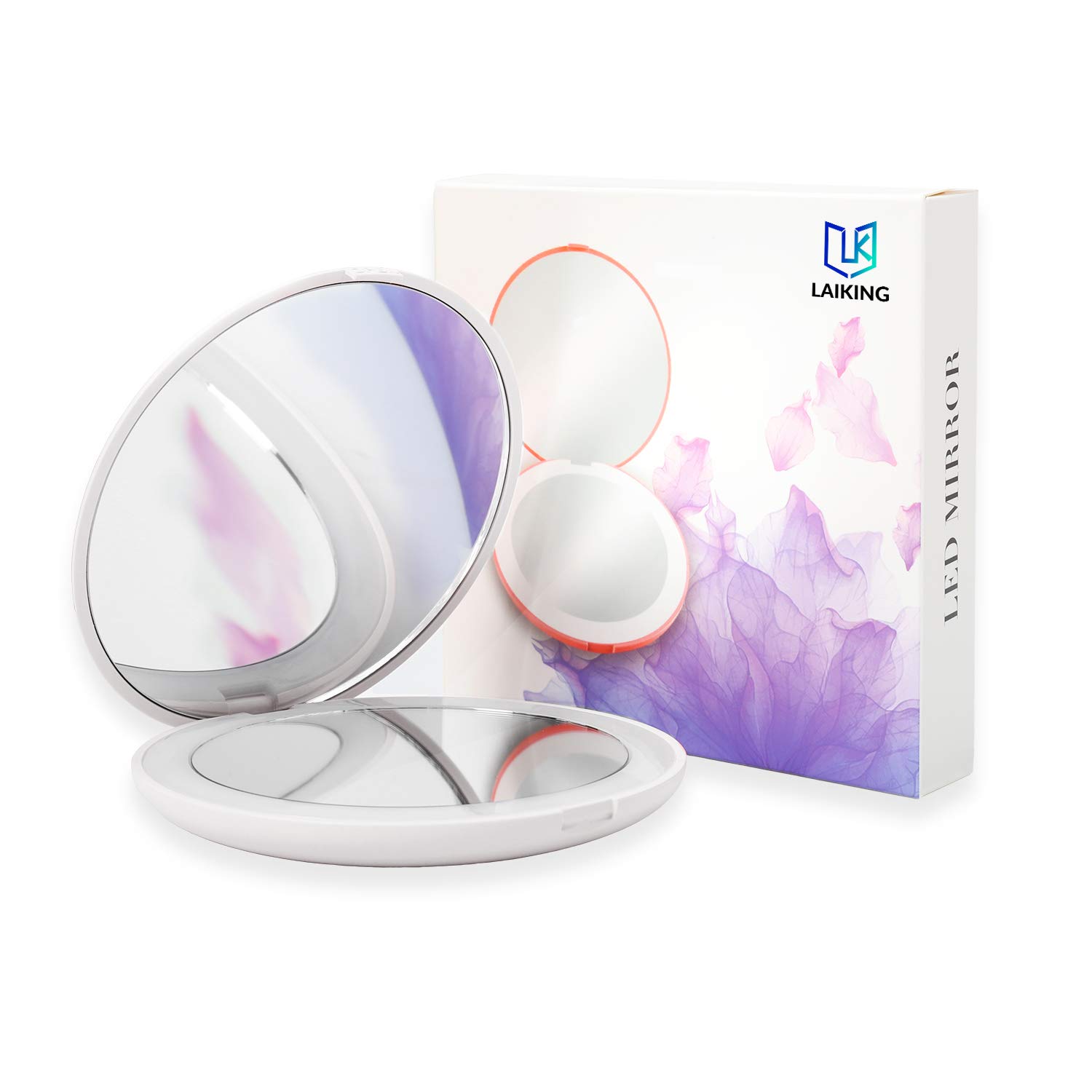 Laiking Portable LED Compact Mirror - 3.54