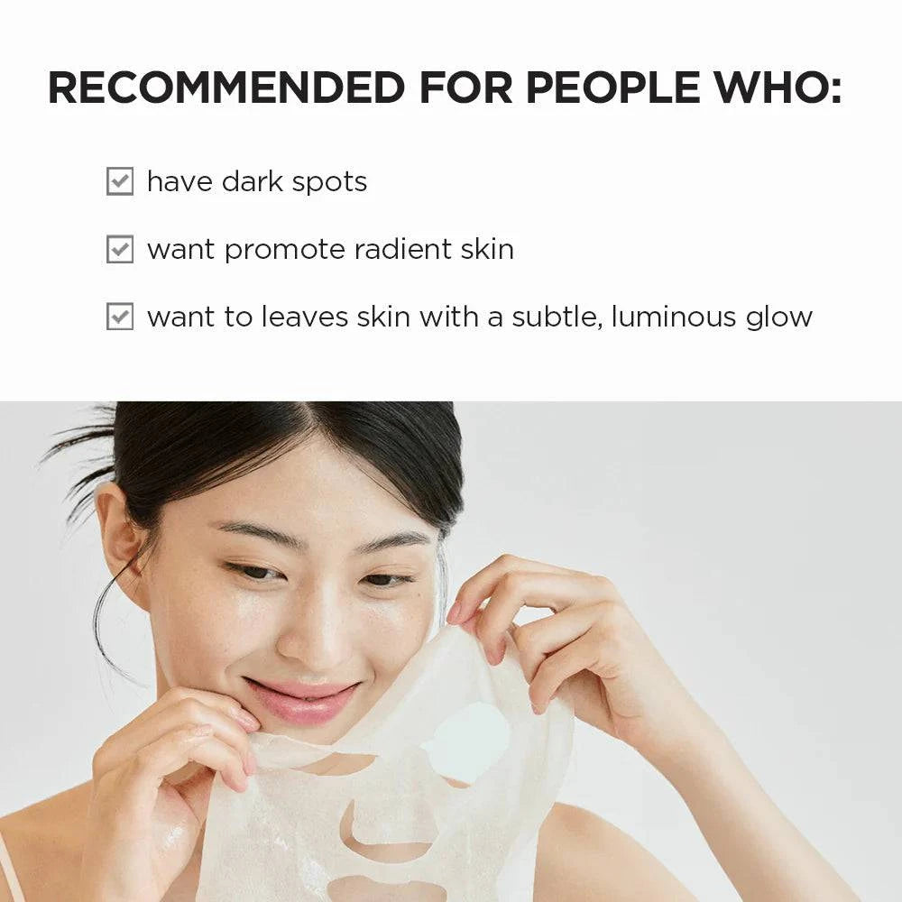 SKIN1004 Madagascar Centella Tone Brightening Glow Mask 25mL (1 Pack) - Brightening & Hydrating Face Mask for Dull Skin, Dark Spots & Uneven Tone - Perfect for Night Routine & Self-Care Days