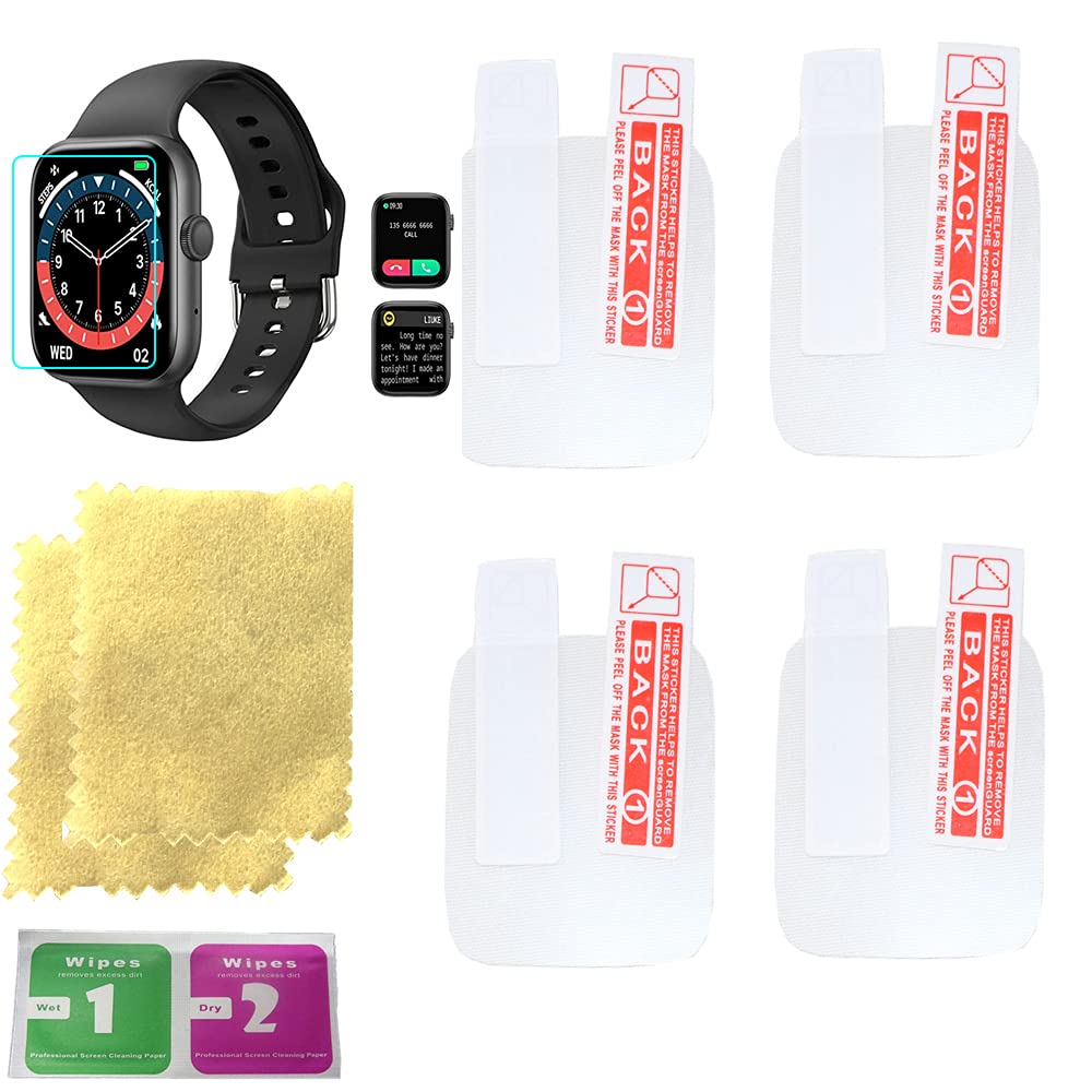 Octelect High Resolution Screen Protector for Kimnix Smart Watch - 4 Pack, Anti-Scratch & Bubble-Free - Perfect for Workouts, Running & Daily Wear