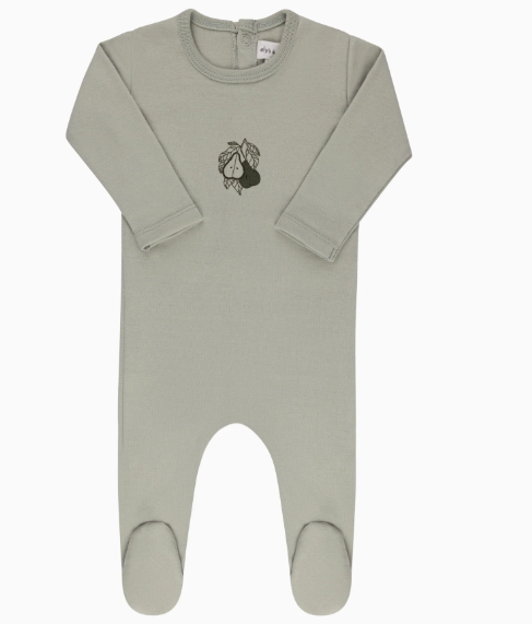 ELY & CO FRUIT COLLECTION Baby Footie Pajamas - Soft Cotton Sleepwear for Infants 12 Months - Perfect for Nursery, Bedtime & Playtime