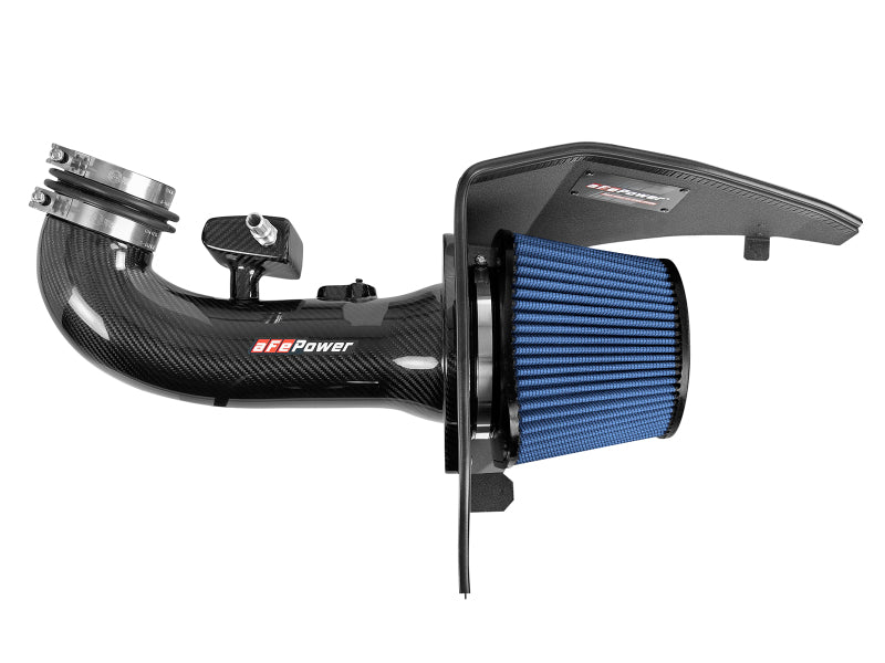 aFe 19-20 GM Trucks 5.3L/6.2L Track Series Carbon Fiber Cold Air Intake System with Pro 5R Filters - High Performance Air Intake for Silverado, Sierra & GMC Trucks - Off-Road & Street Racing Upgrade