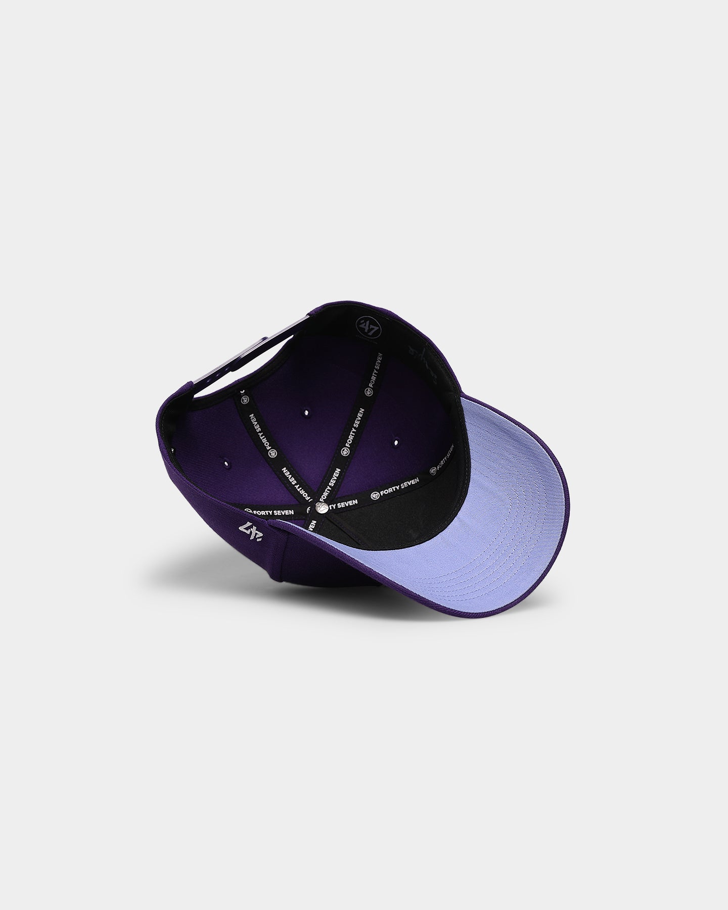 47 Brand Los Angeles Kings 'Purple Haze' MVP DT Snapback Hat - Adjustable Purple Baseball Cap for Men - Perfect for Sports Games, Fan Collections & Streetwear Fashion