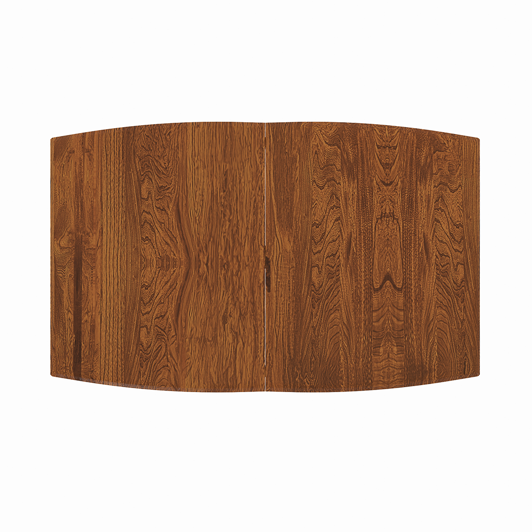 Michael's Elm Dining Table - Solid Wood Farmhouse Dining Table for 6 - Rustic Kitchen Table for Dining Room, Kitchen & Breakfast Nook