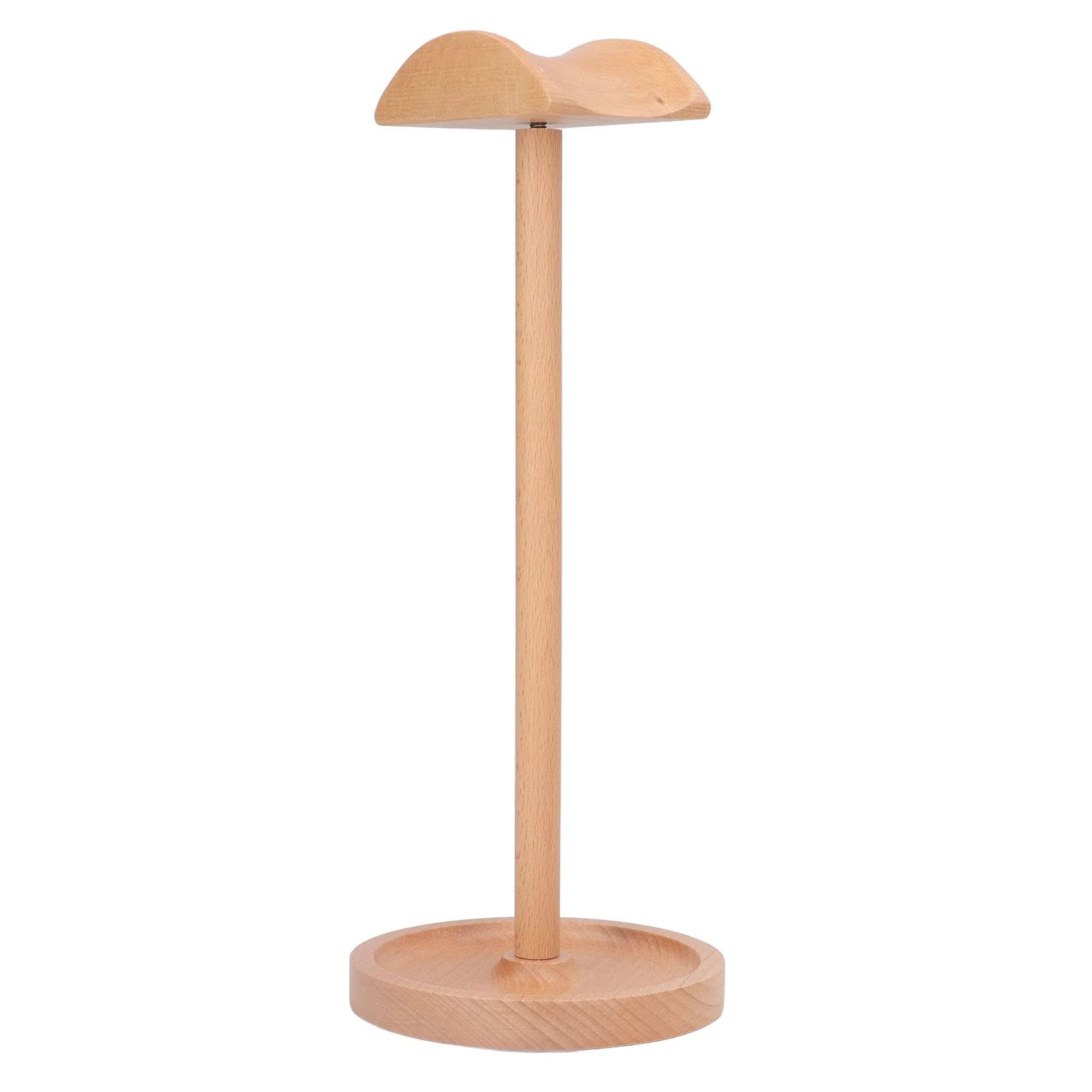 Premium Wooden Headphone Stand - Ergonomic Arc Design for Comfortable Touch & Stylish Display | Perfect for Office, Study, Gaming & Home Workspace Organization