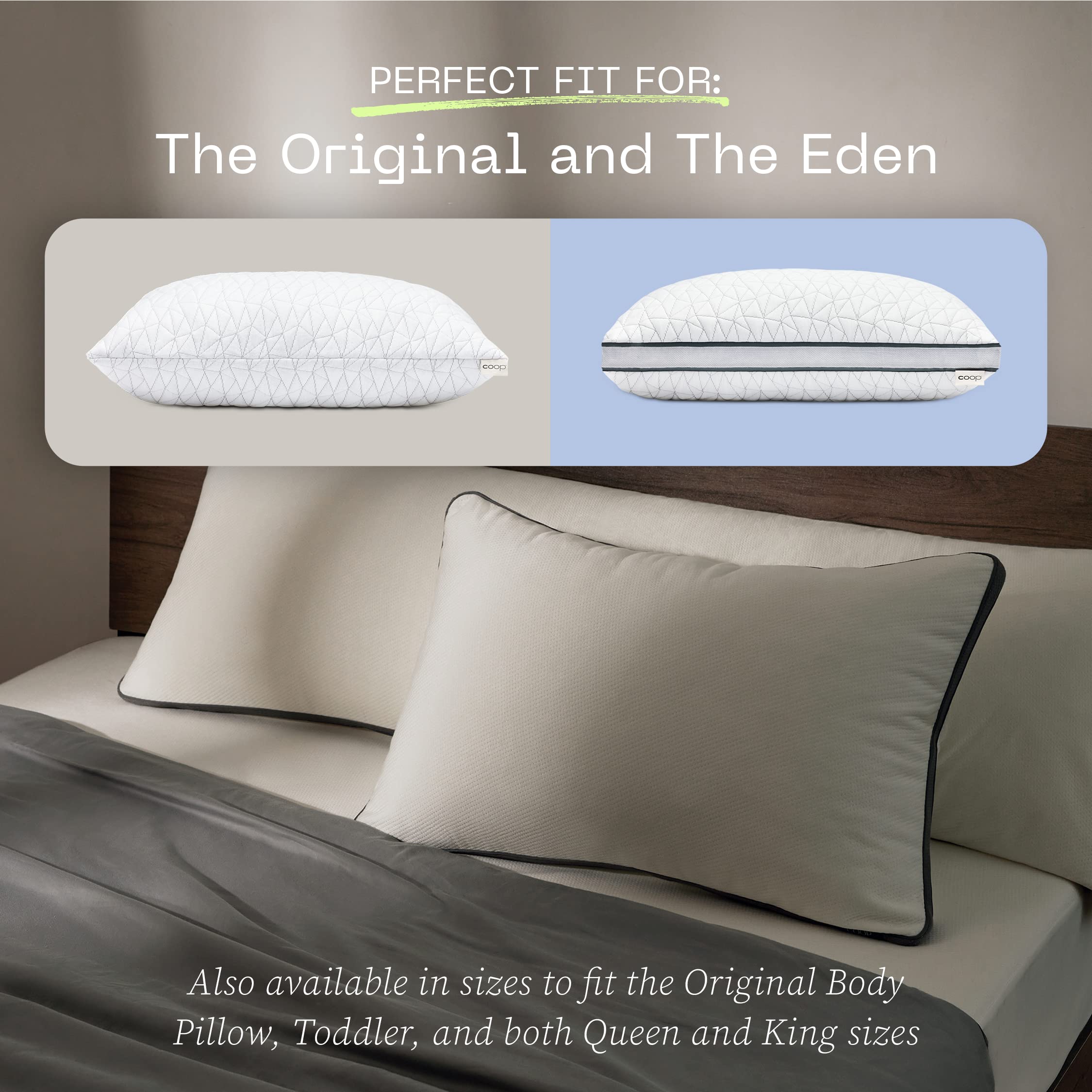 Coop Home Goods Ultra-Tech Toddler Pillow Protector - Waterproof, Breathable, Zippered Cover for Memory Foam Pillows - OEKO-TEX Certified, Machine Washable - Perfect for Daycare, Travel & Toddler Bedrooms