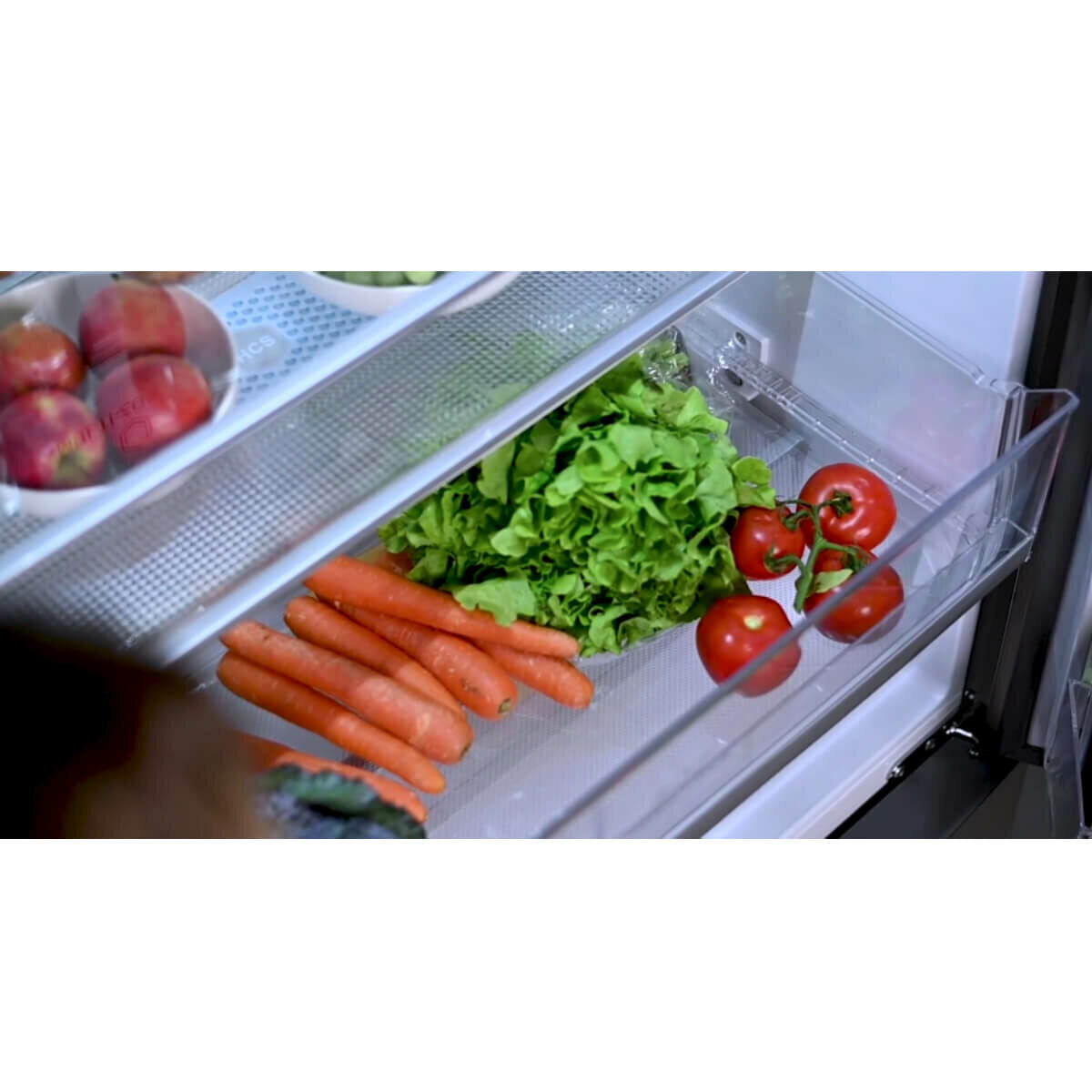 Haier 493L Bottom Mount Frost Free Refrigerator HRF520BS - Energy Efficient, Spacious Design for Modern Kitchens & Home Use (Ex Display)