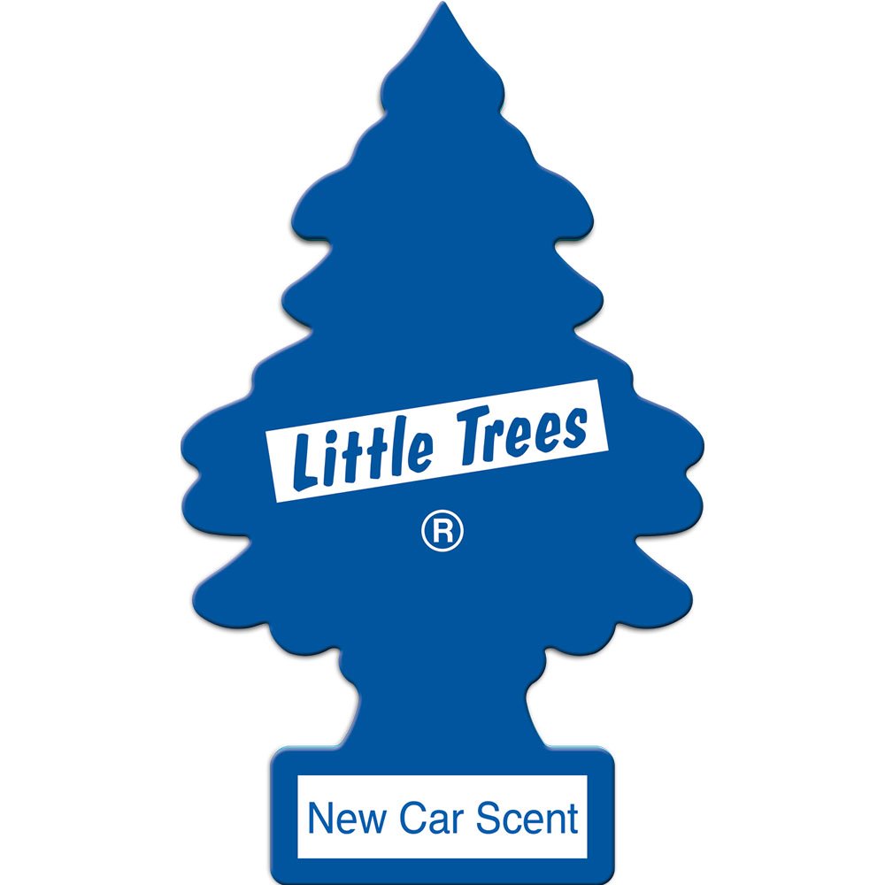 LITTLE TREES X-tra Strength Car Air Freshener - New Car Scent Hanging Paper Tree for Home, Office, or Car - 3 Pack