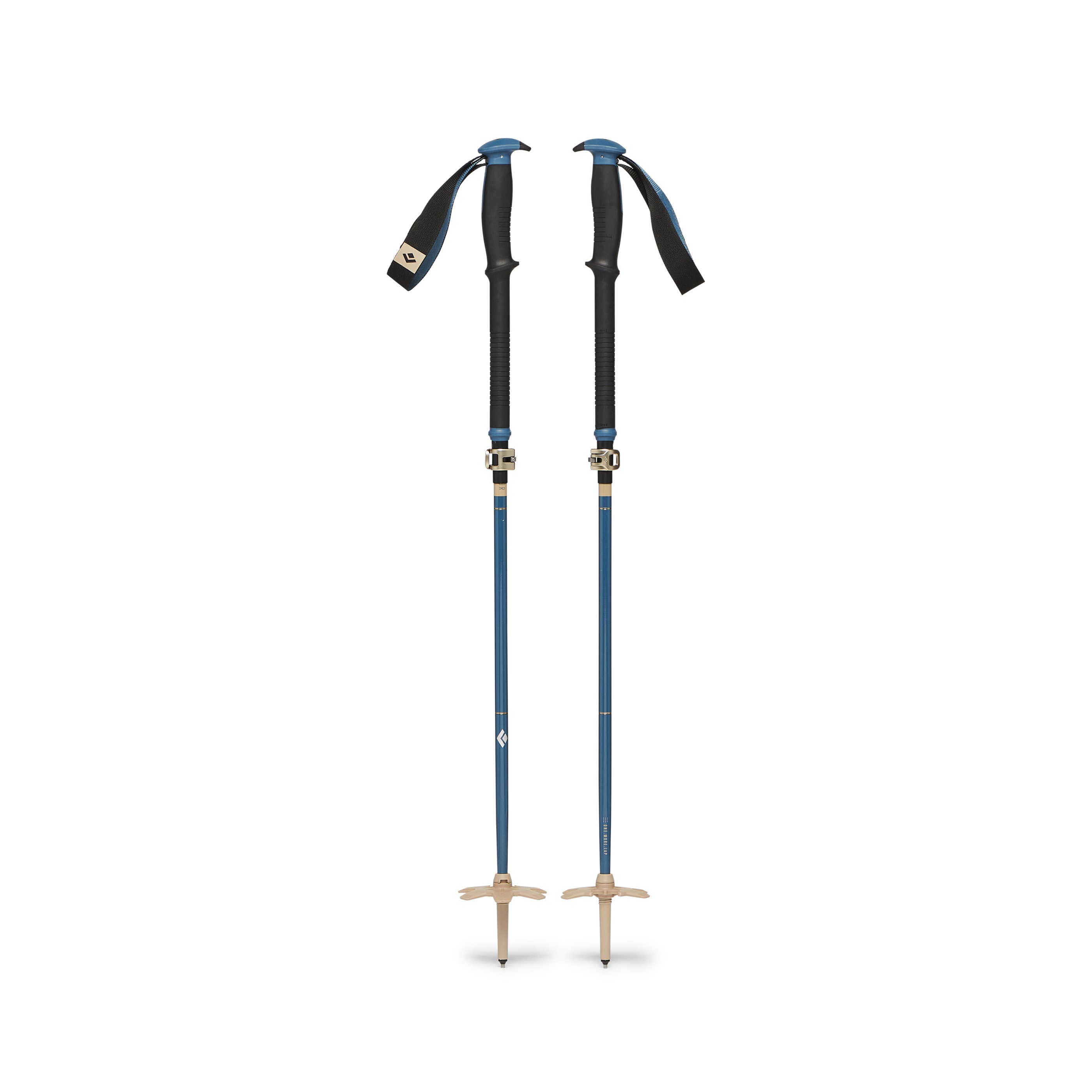 Premium Traverse Compactor Ski Poles - Lightweight Aluminum Alloy for Downhill & Cross-Country Skiing - Perfect for Backcountry Adventures & Mountain Trails