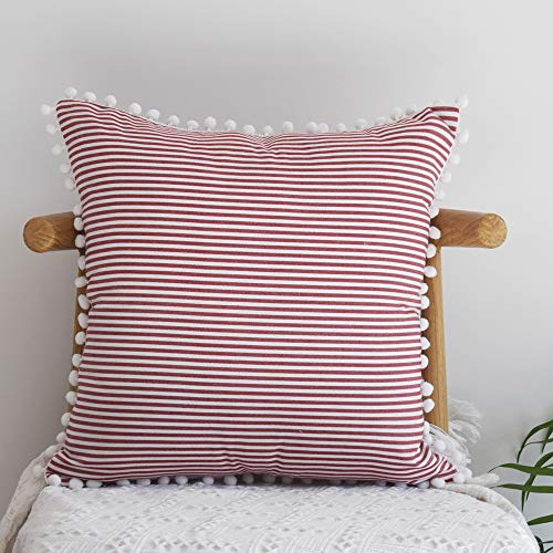 Red Stripe Pom