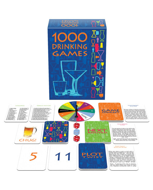 1000 Fun Drinking Games for Parties - Ultimate Card Game for Adults & College Students - Perfect for Social Gatherings & Game Nights