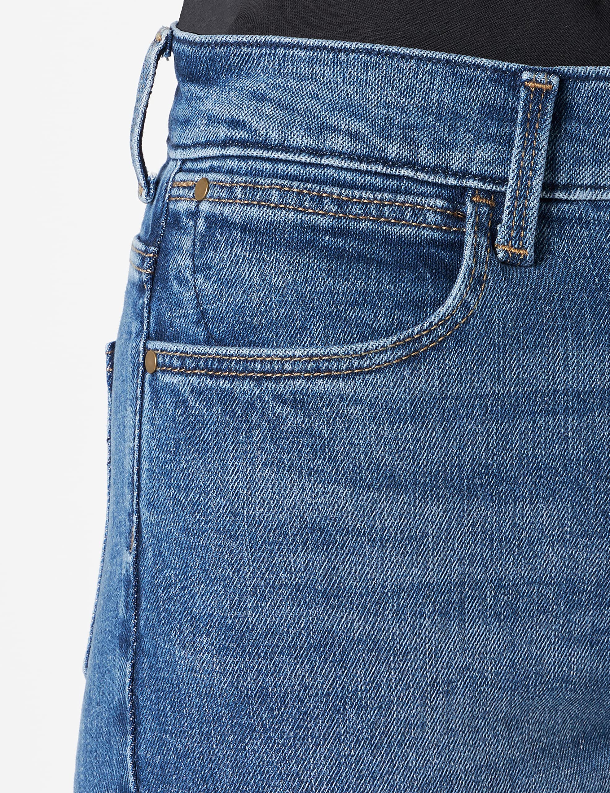 Wrangler Women's Straight Fit Airblue Jeans - Comfortable Denim Pants for Casual Wear & Everyday Outfits | Perfect for Work, Shopping & Weekend Activities