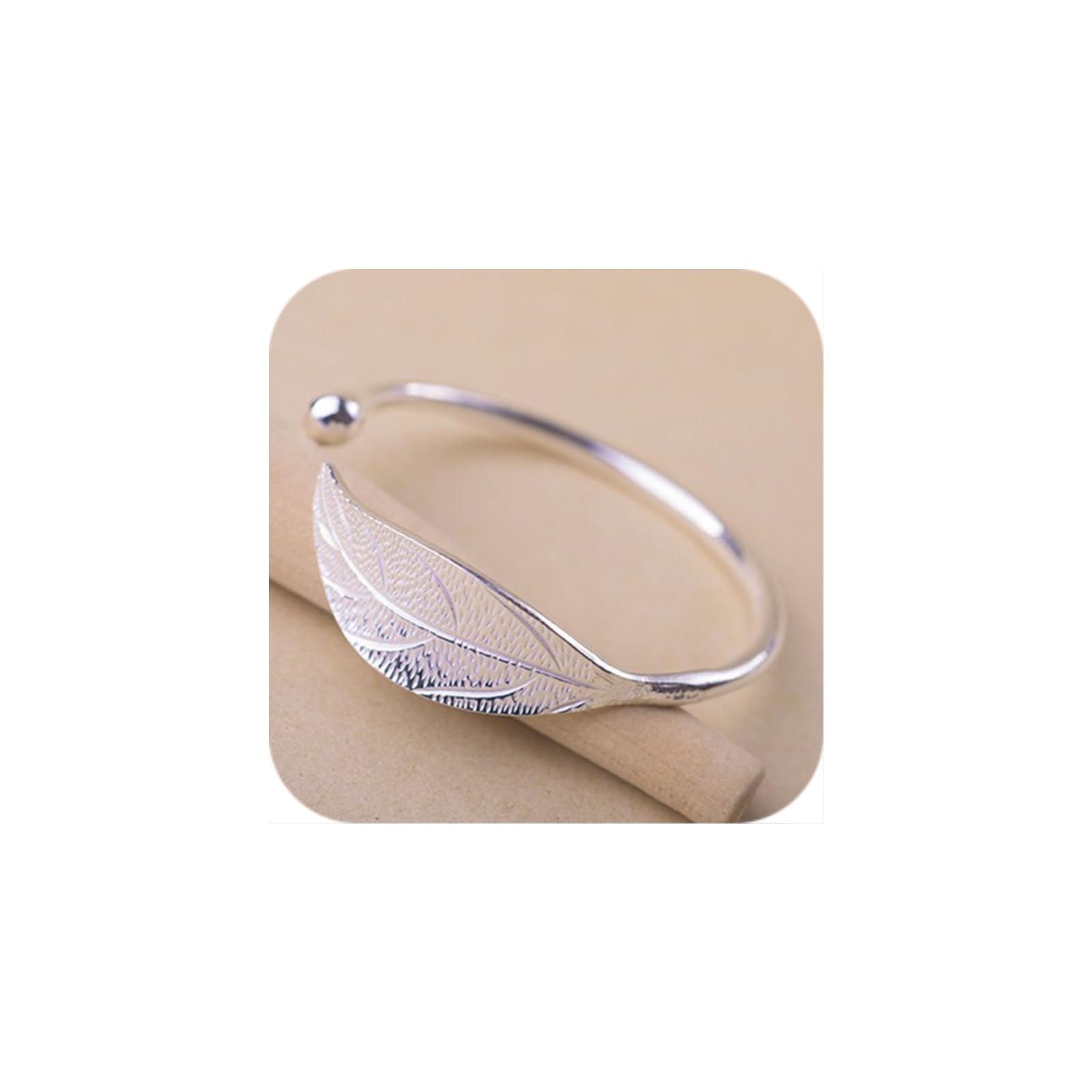 Trendy Sterling Silver Bracelet for Women - Elegant Open Design, Perfect for Anniversary & Valentine's Day Gifts