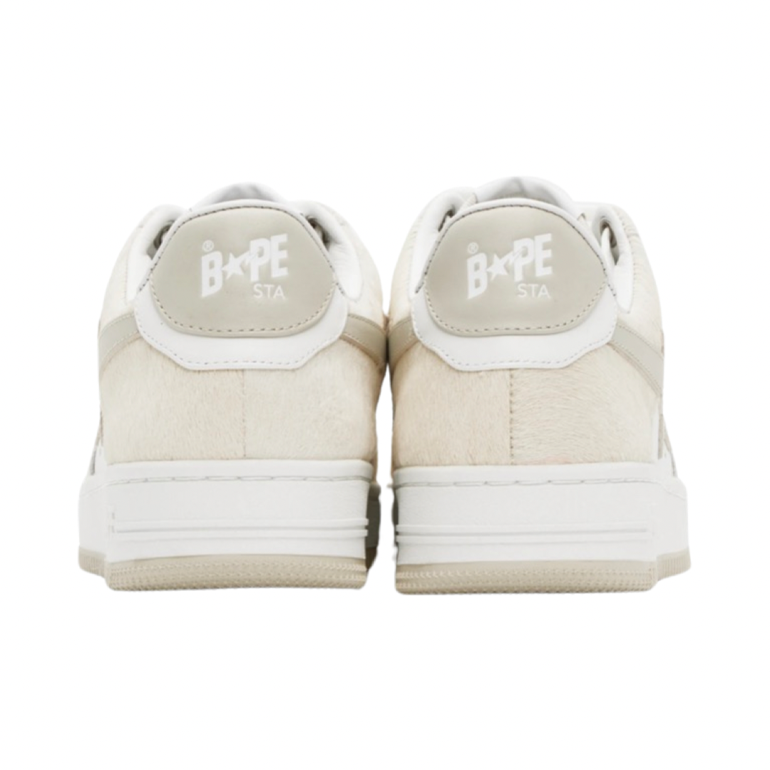 BAPE Bapesta Low Sneakers in Off White - Stylish Streetwear for Men & Women | Perfect for Casual Outfits and Urban Fashion