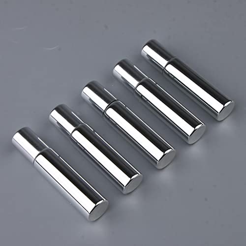 UBERSWEET® 5 Pack 10mL Empty Roller Bottles with Stainless Steel Ball - Refillable Essential Oil Roll On Bottles for Aromatherapy, Perfume & DIY Blends - Perfect for Travel, Home & Spa Use