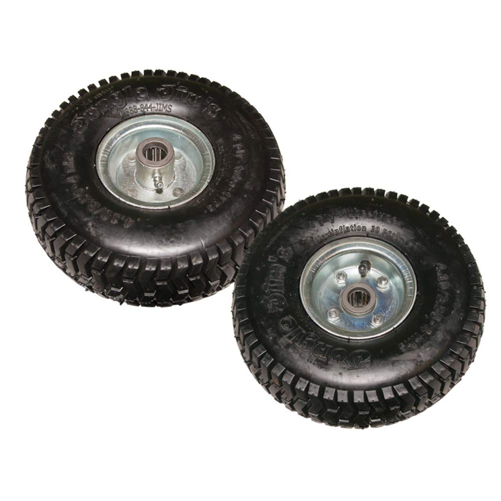 Jungle Jim's Jungle Wheels Sulky Replacement Tires - 2 Pack 900 Air Filled Tires for Golf Course & Turf Maintenance | Durable Lawn Mower Tires for Smooth Riding