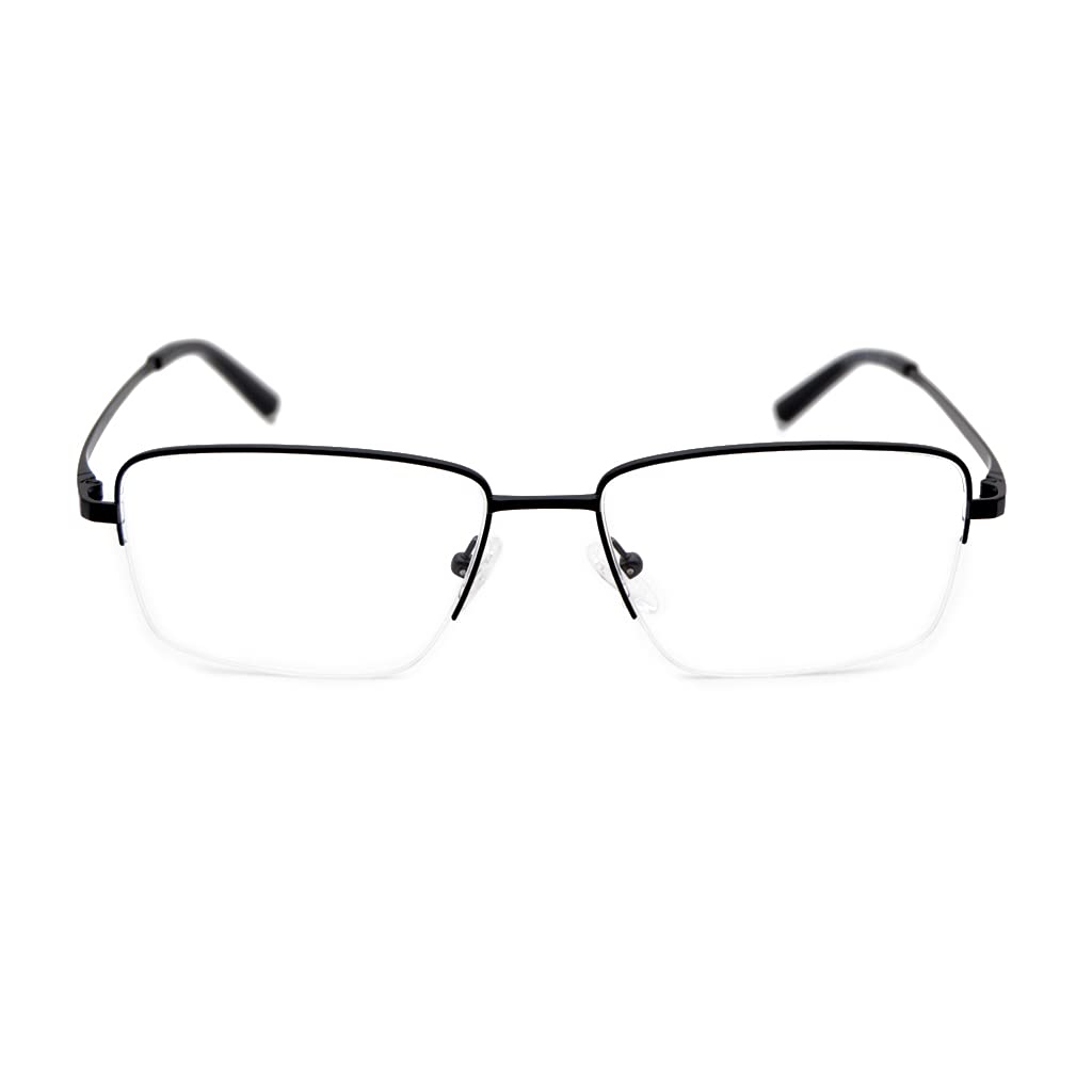 Premium Titanium Blue Light Blocking Glasses - Anti Eyestrain Computer Glasses for Men & Women - Lightweight & Durable Titanium Frame - Perfect for Office Work, Gaming & Screen Time