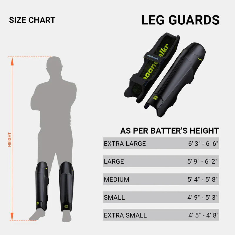 MoonWalkr 2.0 Junior Cricket Batting Pads - Youth Protective Leg Guards for Cricket Practice & Matches - Perfect for Young Players Training & Games