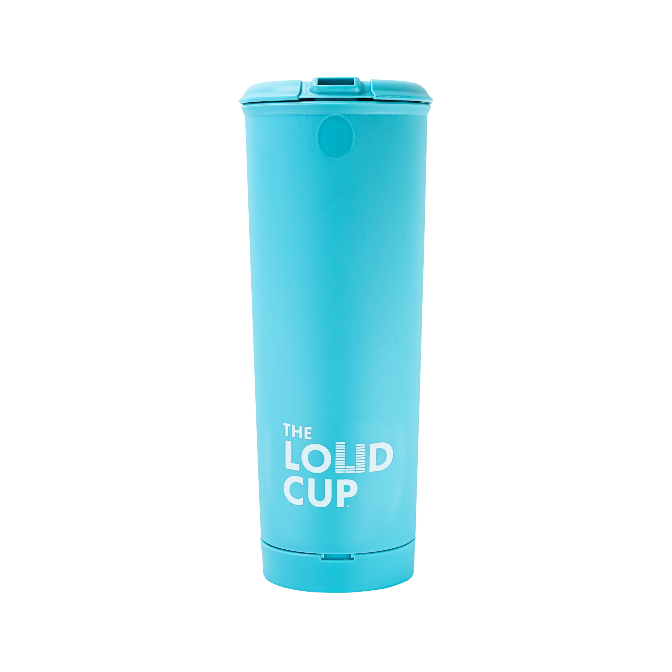 20 oz The LoudCup Tumbler with Built-in Stadium Horn - Reusable Insulated Water Bottle for Sports Fans (Bluejay Blue) - Perfect for Game Day, Tailgating, Cheering & Outdoor Events - World's Loudest Fan Cup