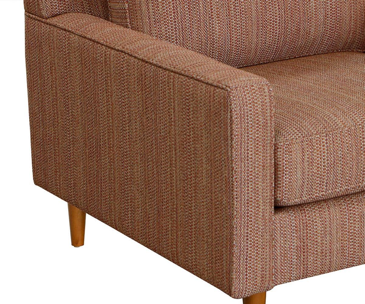 Daven Chair - Modern Accent Chair for Living Room, Bedroom, or Office - Comfortable Upholstered Lounge Chair with Sturdy Wooden Legs