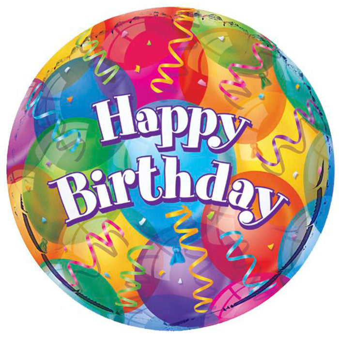 Happy Birthday Rainbow Streamer | Foil Balloon Decorations for Party, Baby Shower & Wedding - Colorful Celebration Supplies