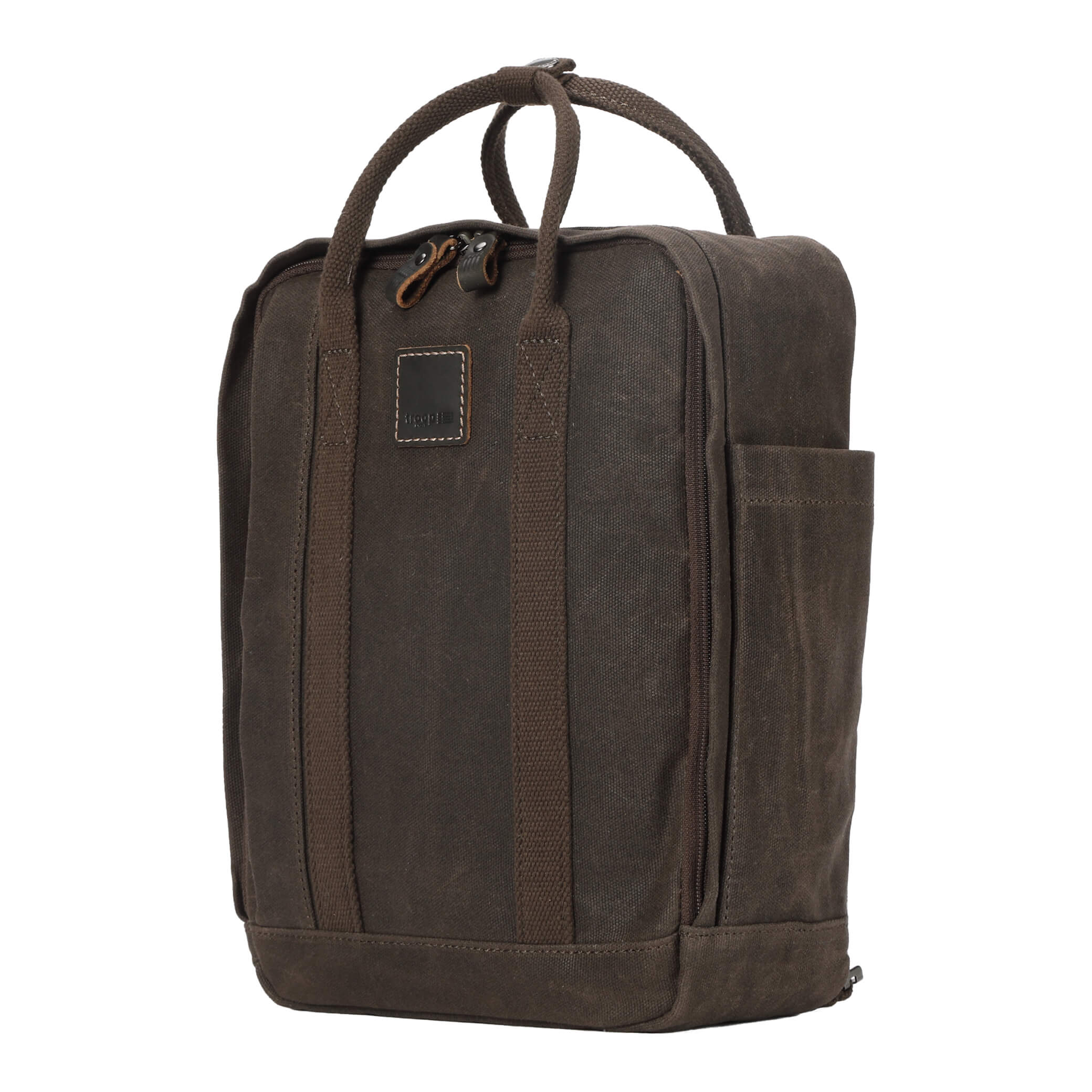 TRP0550 Troop London Classic Canvas Daypack - Lightweight Small Backpack for Men & Women | Perfect for School, Travel & Everyday Use