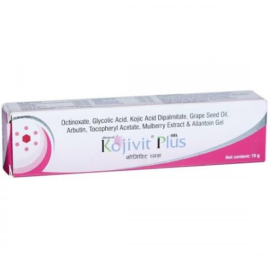Kojivit Plus Skin Lightening Gel 15gm - Brightens Dark Spots & Hyperpigmentation for Face & Body | Dermatologist Recommended for Even Skin Tone