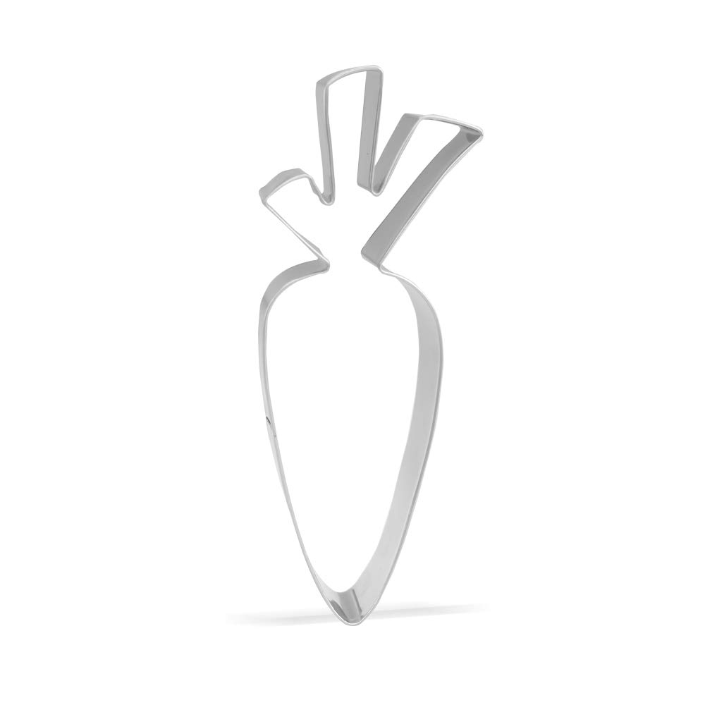 5 Inch Stainless Steel Carrot Cookie Cutter - Durable Baking Tool for Easter, Halloween, and Holiday Cookies - Perfect for DIY Decorations and Party Treats