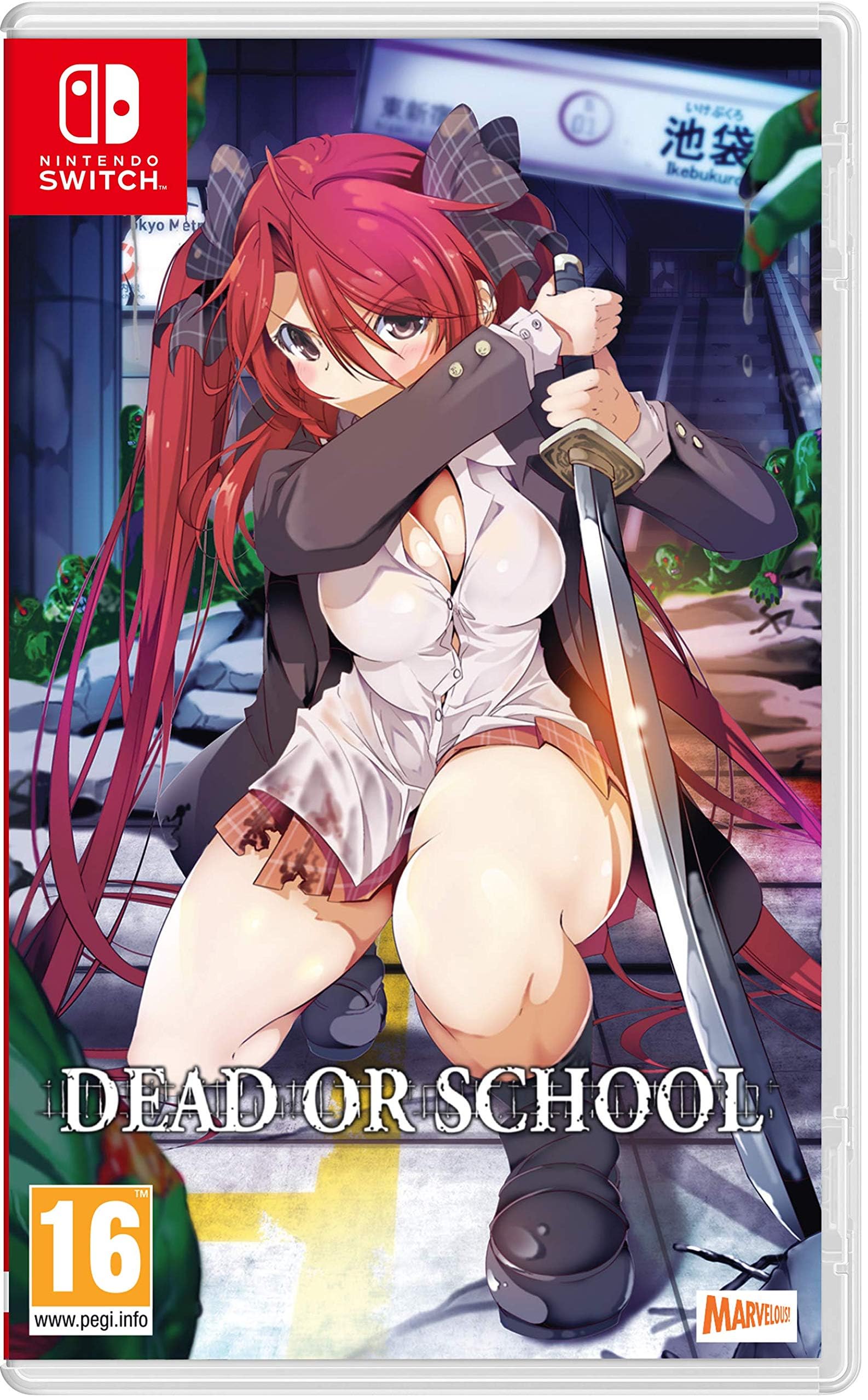 Dead or School - Nintendo Switch Game (EU Import) | Action RPG Adventure for Teens & Adults | Play at Home or On-the-Go