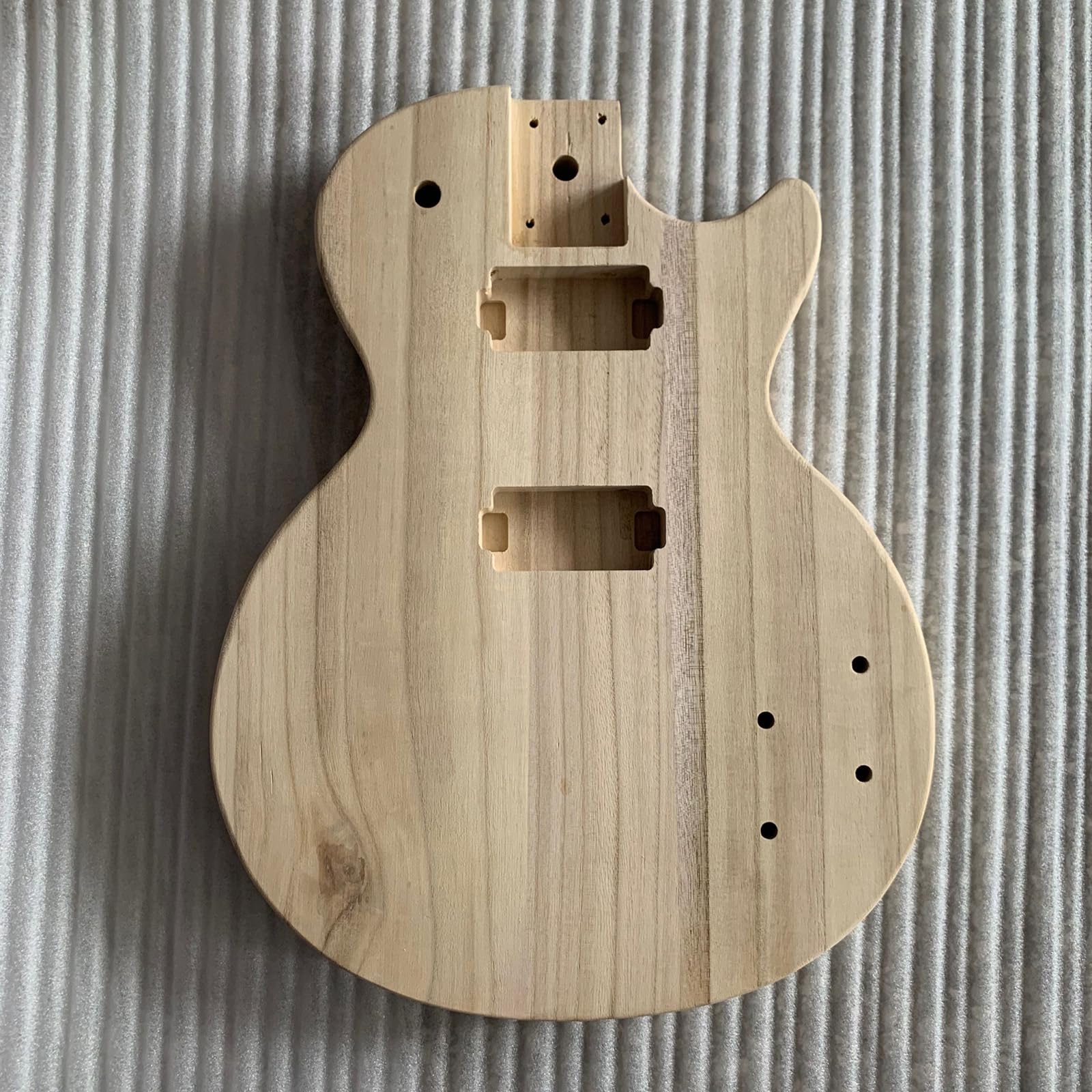Unfinished Maple Wood Electric Bass Guitar Body Blank - DIY PB Style Bass Guitar Parts for Musicians & Luthiers | Perfect for Custom Builds, Repairs & Upgrades