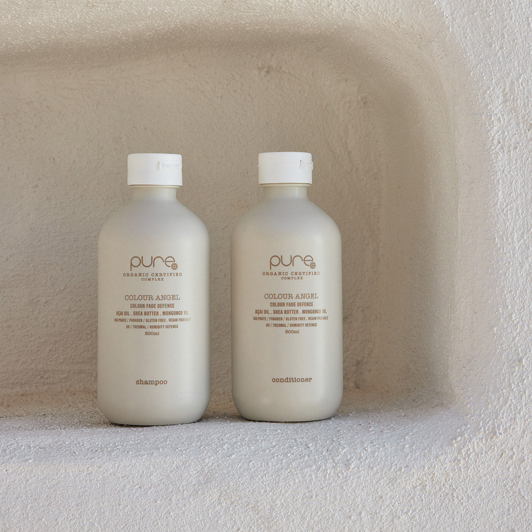 Pure Color Angel Shampoo 300ml - Sulfate-Free & Color Protecting Hair Care for Colored & Highlighted Hair - Perfect for Daily Use & Salon-Quality Results at Home