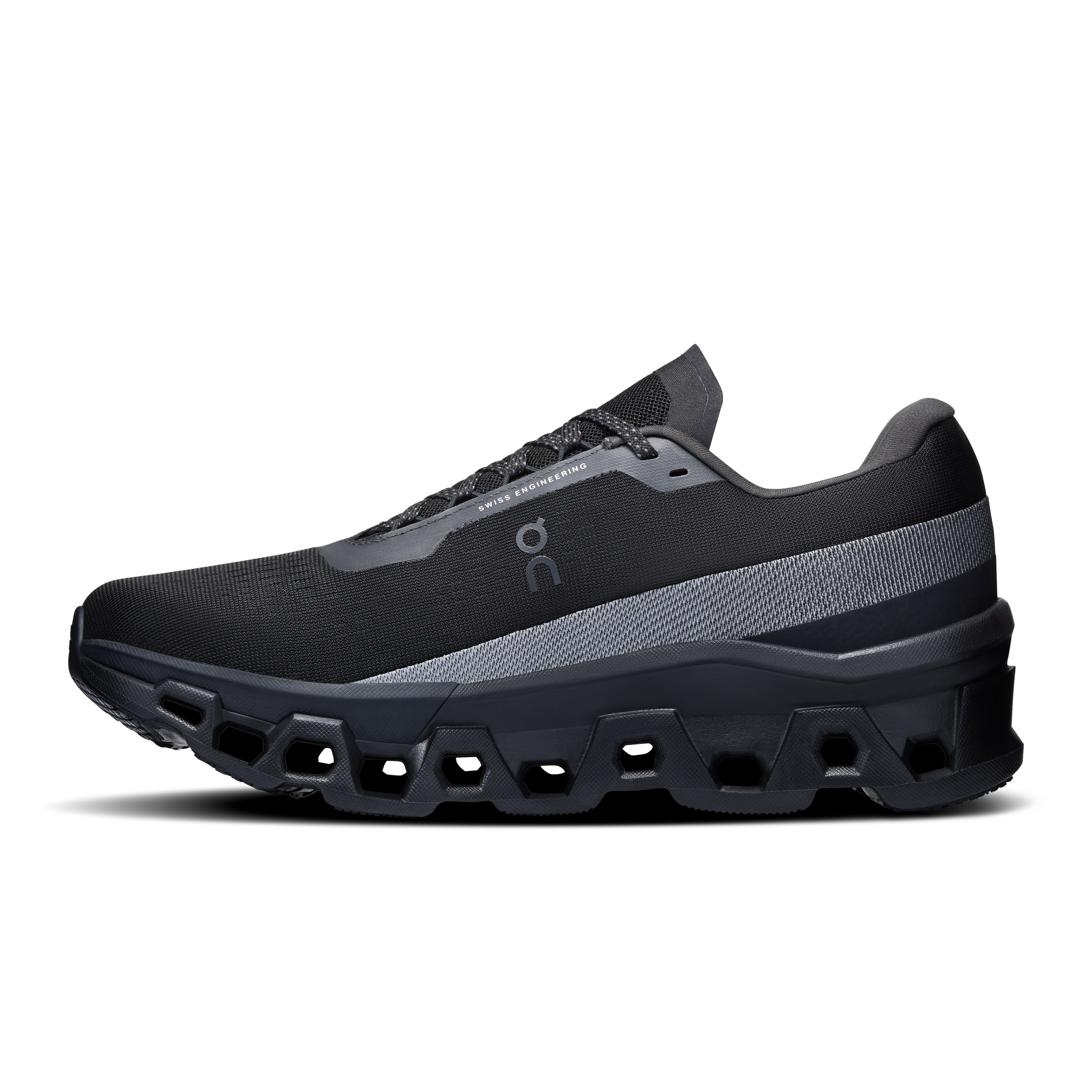 On Running Men's Cloudmonster 2 Running Shoes - Black / Black - Lightweight Cushioned Sneakers for Marathon Training & Road Running
