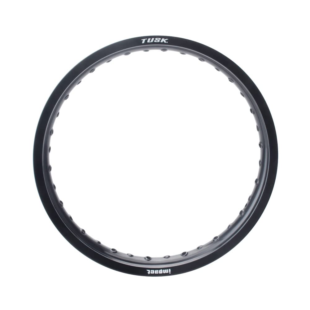 Tusk Impact Rim - Rear 36 Spoke Hole, 18 x 2.15 Black Wheel for KTM 250 MXC 1998-2002 | Dirt Bike & Off-Road Motorcycle Replacement Part