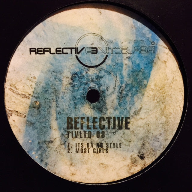 Big Ang Reflective LTD 8 12 TIVLTD8 - High Visibility Reflective Vinyl Records for DJs & Night Events | Perfect for Club Performances & Low-Light Environments