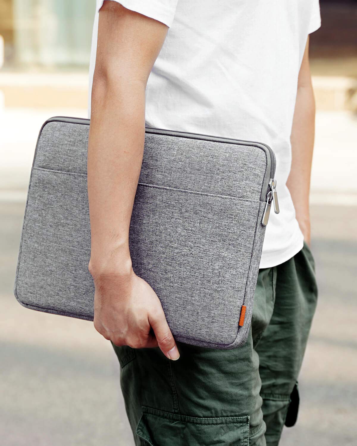 Inateck 16-Inch Laptop Sleeve Case for MacBook Pro M3/M2/M1 Pro/Max (2021-2023 Models A2991/A2780/A2485/A2141), 15-Inch MacBook Pro (2013-2015) & Dell XPS 15 - Protective Notebook Cover with Soft Padding - Perfect for Work, Travel & School - Gray
