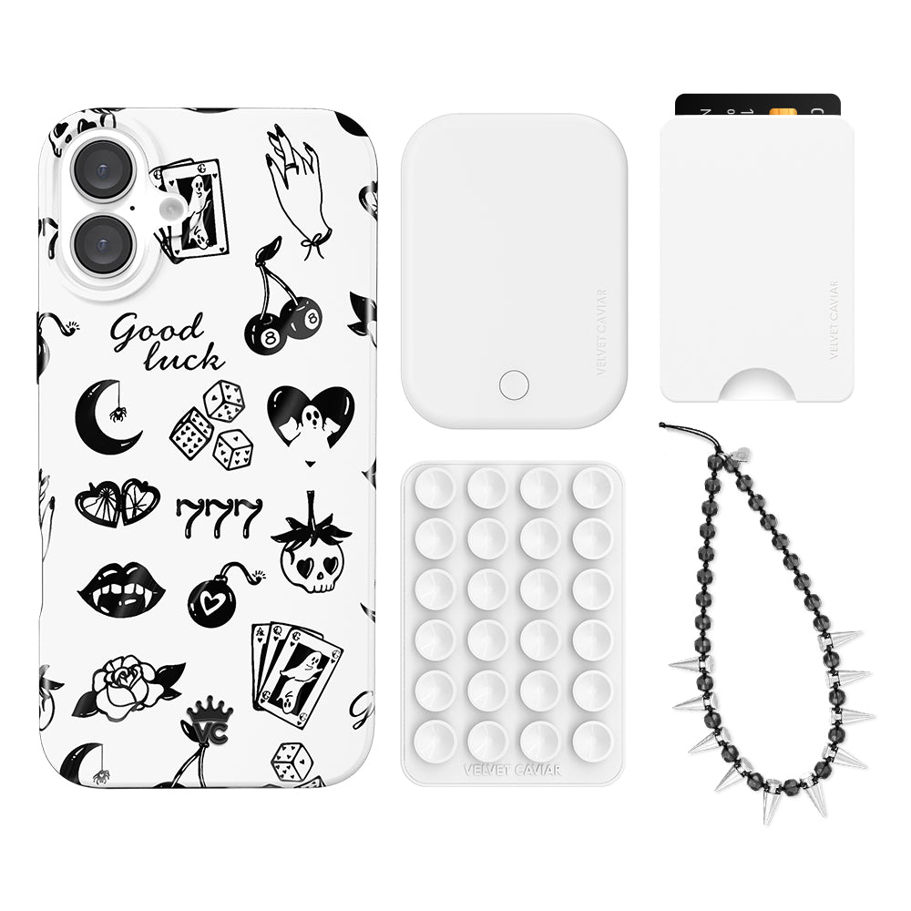 Good Luck iPhone Wallet Case - Stylish & Protective Phone Accessory for Everyday Use, Travel, and Gifting