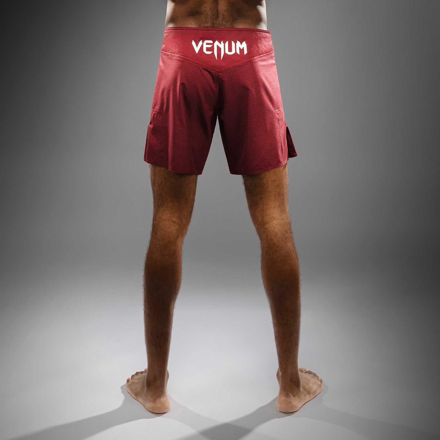 Venum x Ares Men's MMA Fight Shorts - Burgundy Red Training & Combat Sports Apparel for Boxing, Muay Thai & BJJ