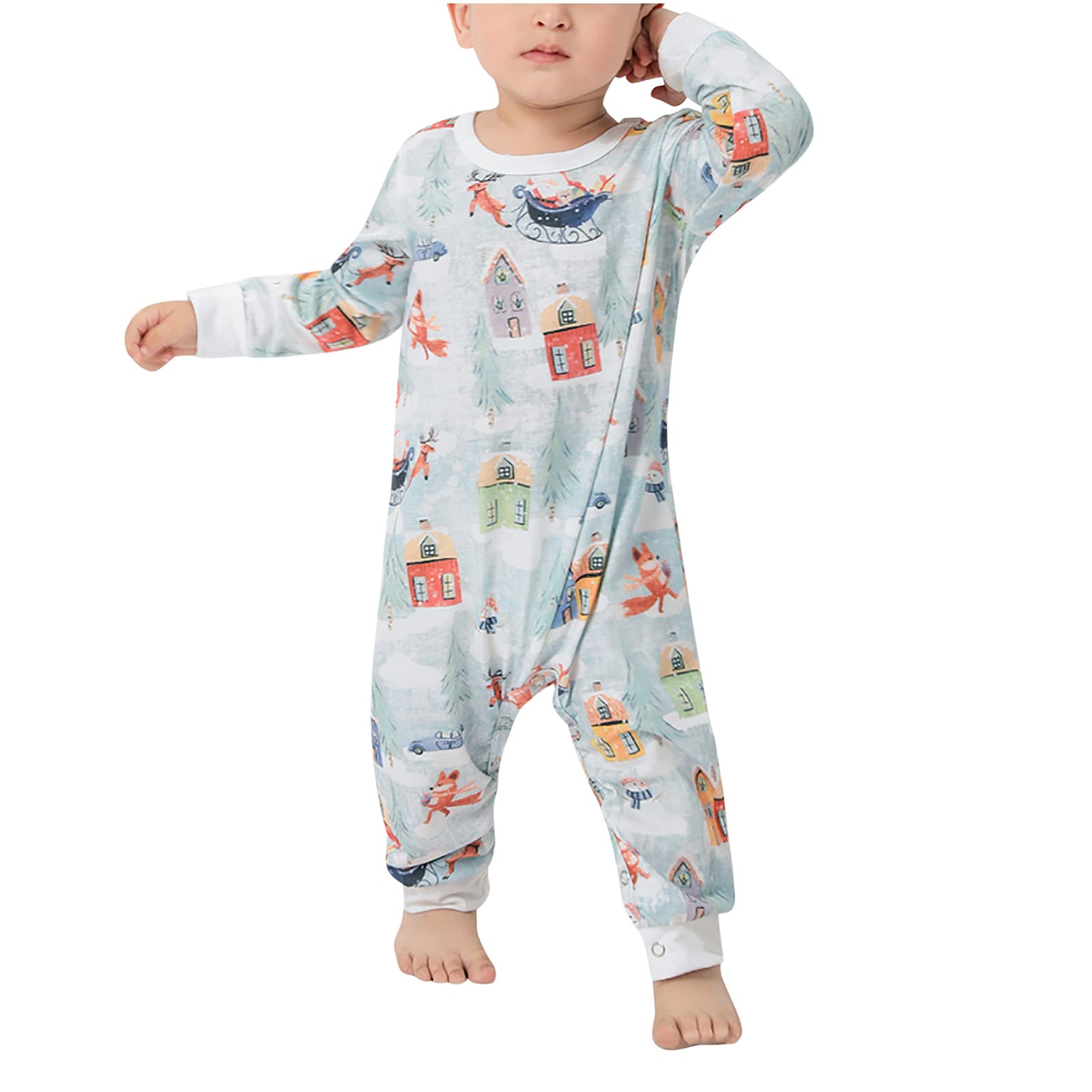Christmas Family Matching Pajama Set - 2 Piece Cozy Lounge Wear for Women, Men & Kids - Soft Holiday Pajamas for Family Photos, Christmas Morning & Cozy Nights at Home