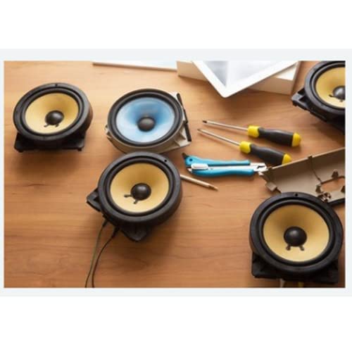 Fielect 6-Inch (155mm) Speaker Foam Edge Surround Rings - 2 Pack Replacement Parts for Speaker Repair & DIY Projects | Perfect for Home Audio, Car Speakers & Studio Monitor Repairs