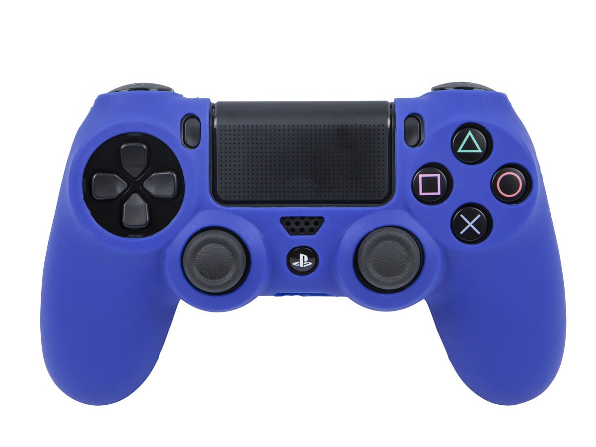Monoprice 12205 Playstation 4 Controller Silicone Skin Cover - Blue | Protective Grip for PS4 Gaming | Perfect for Long Gaming Sessions & Enhanced Comfort