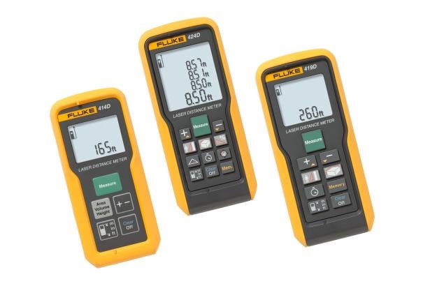Fluke 424D Laser Distance Meter - High Precision Digital Laser Measuring Tool for Construction, Surveying & DIY Projects | Indoor & Outdoor Use